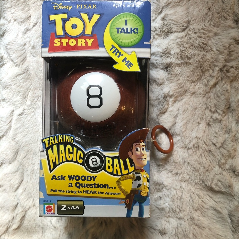Vintage Toy Story Talking Magic 8 Ball
